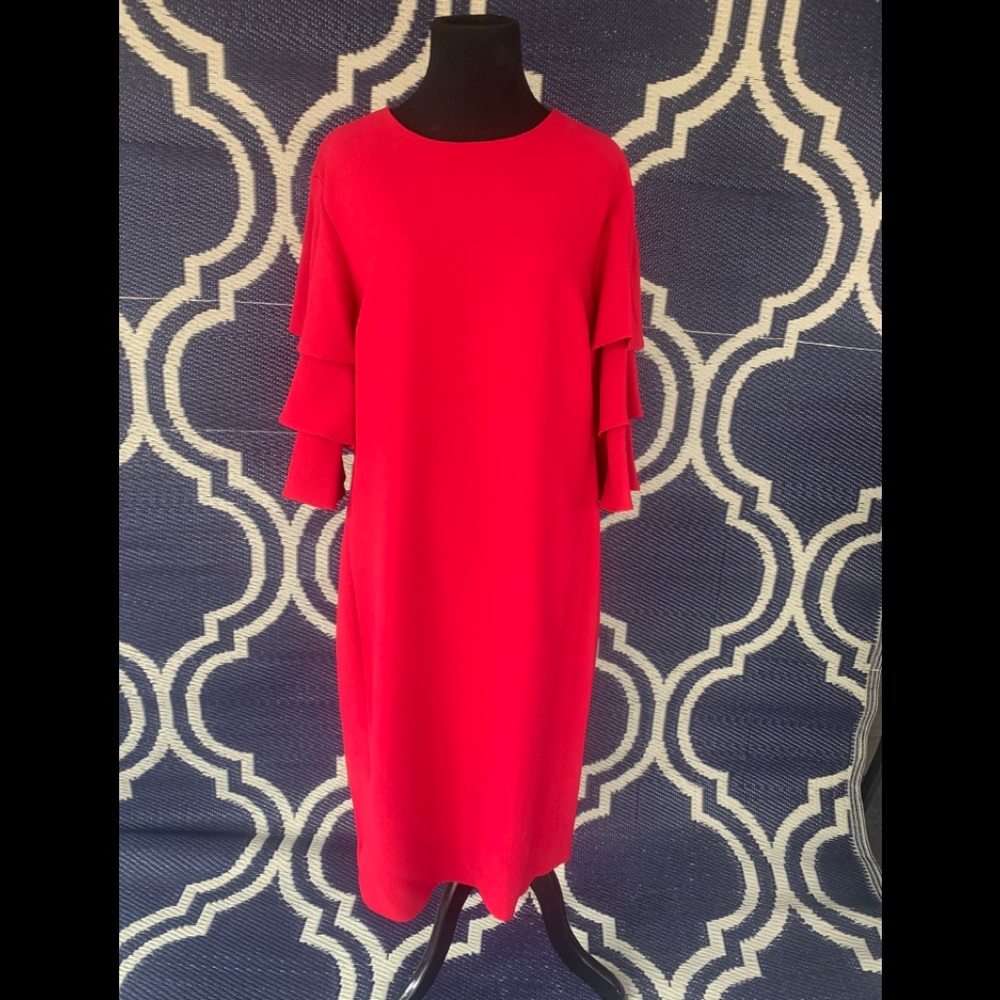 Teri Jon Red Classy dress size 16